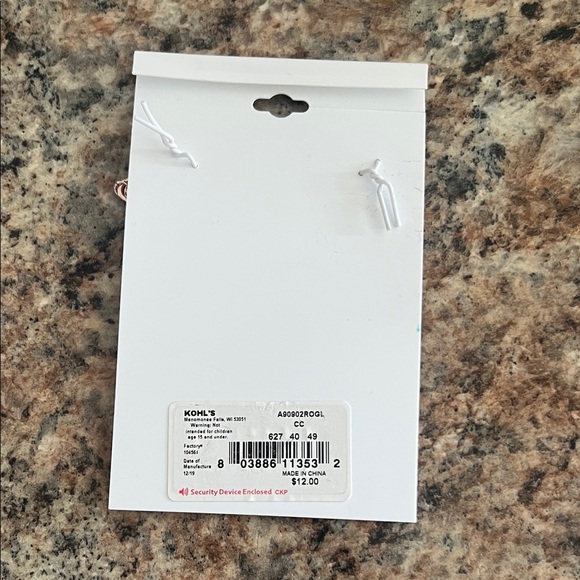 LC Lauren Conrad Rose Gold Leaf Charm Anklet - Picture 4 of 4